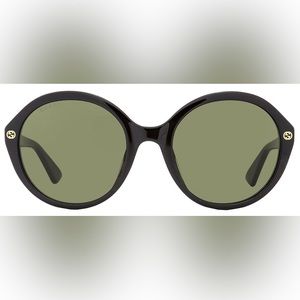 Gucci GG0023S W 001 Oval Sunglasses